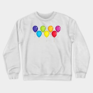 Colorful Balloons Crewneck Sweatshirt